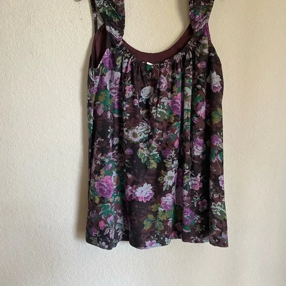 Free People Wildflower Print Linen Blend Babydoll Mini Boho Dress Black Combo S - Picture 9 of 11